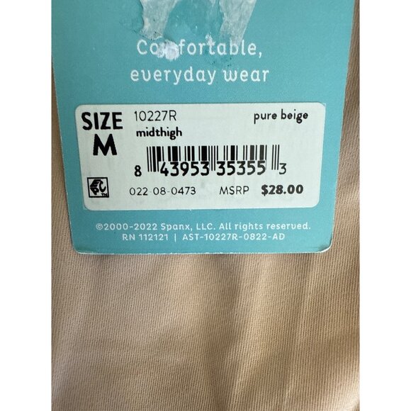 ASSETS by SPANX size Medium Shaping Mid-Thigh Shaper shorts Nude - Picture 4 of 4